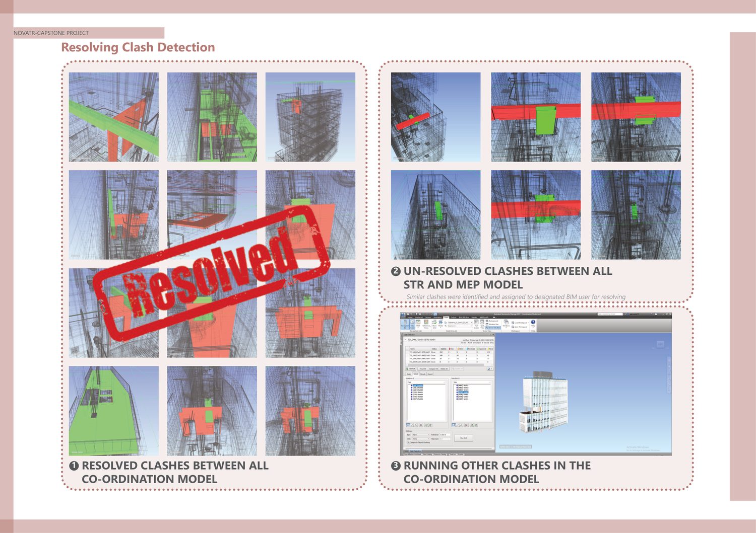Resolving clashes between structural and MEP models